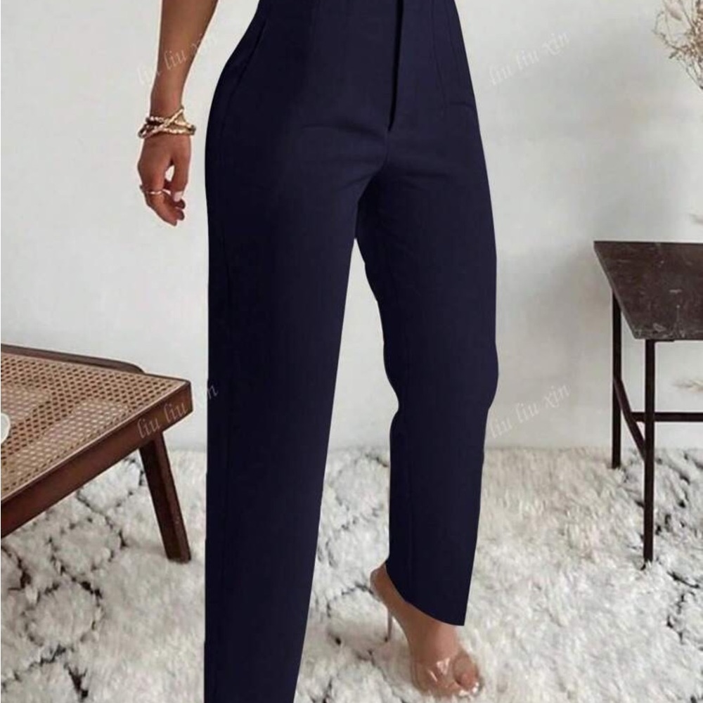Elegant Navy Women's Pants
